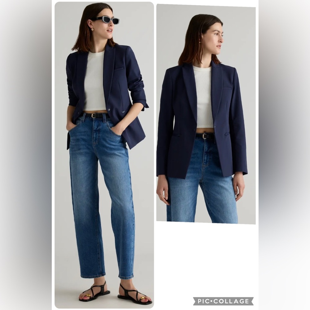 Quince Midnight Blue Blazer